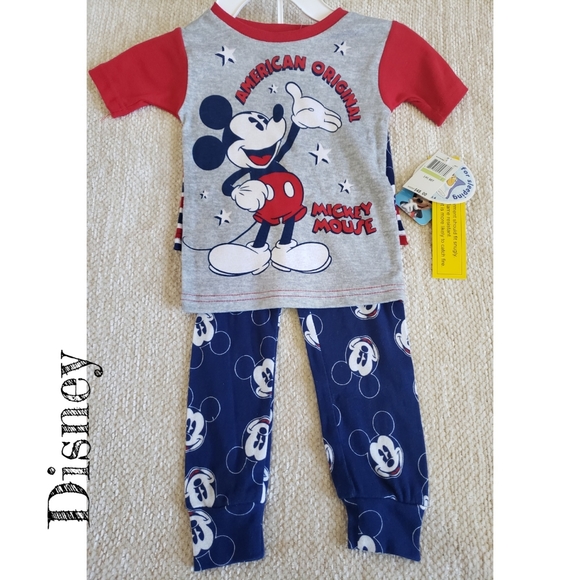Disney Other - Disney Mickey Mouse 3-Piece Pajama Set